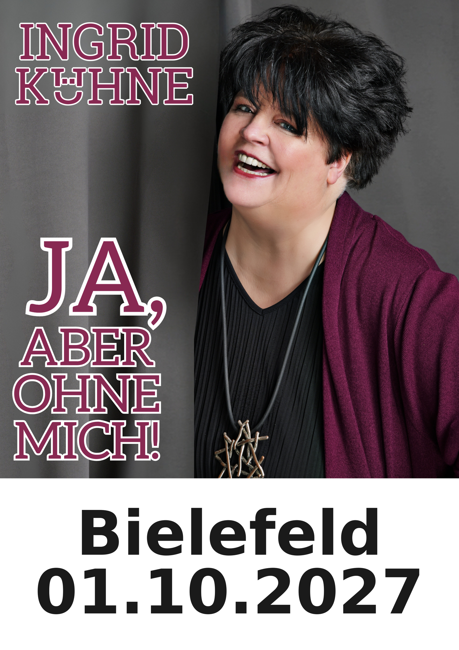 Ingrid Kühne live in Bielefeld am 01.10.2027