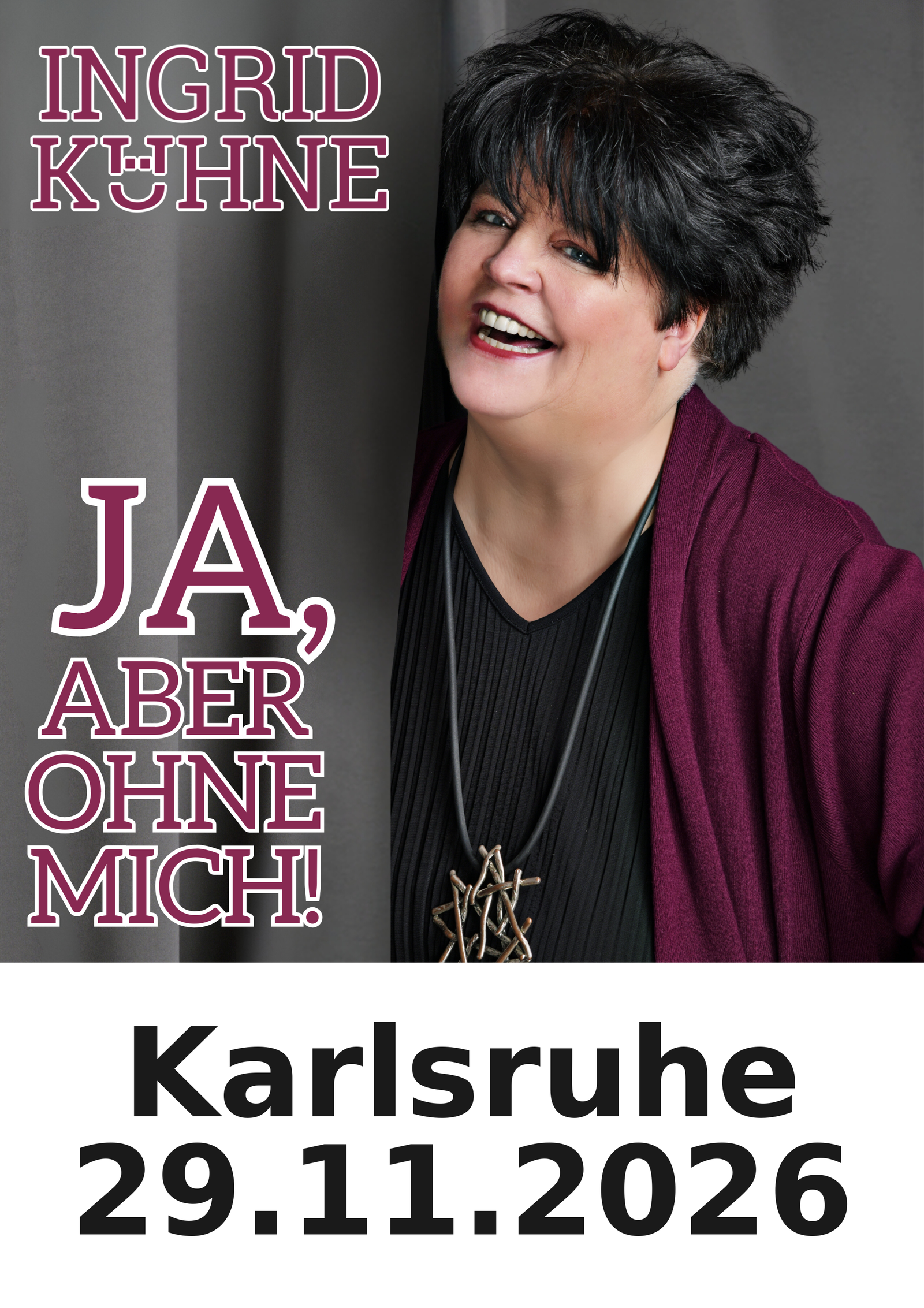 Ingrid Kühne live in Karlsruhe am 29.11.2026
