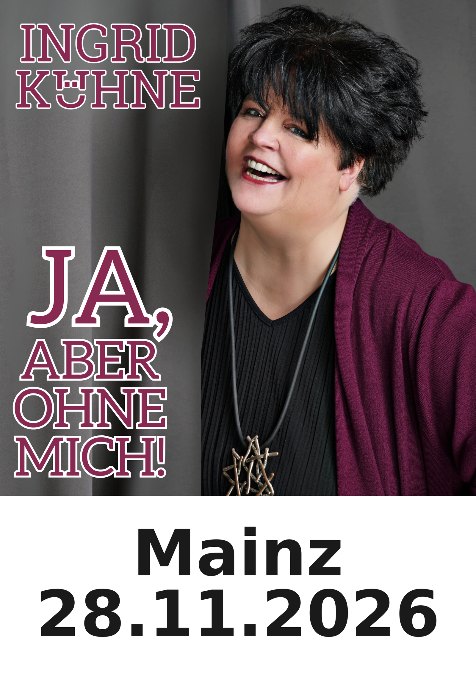 Ingrid Kühne live in Mainz am 28.11.2026