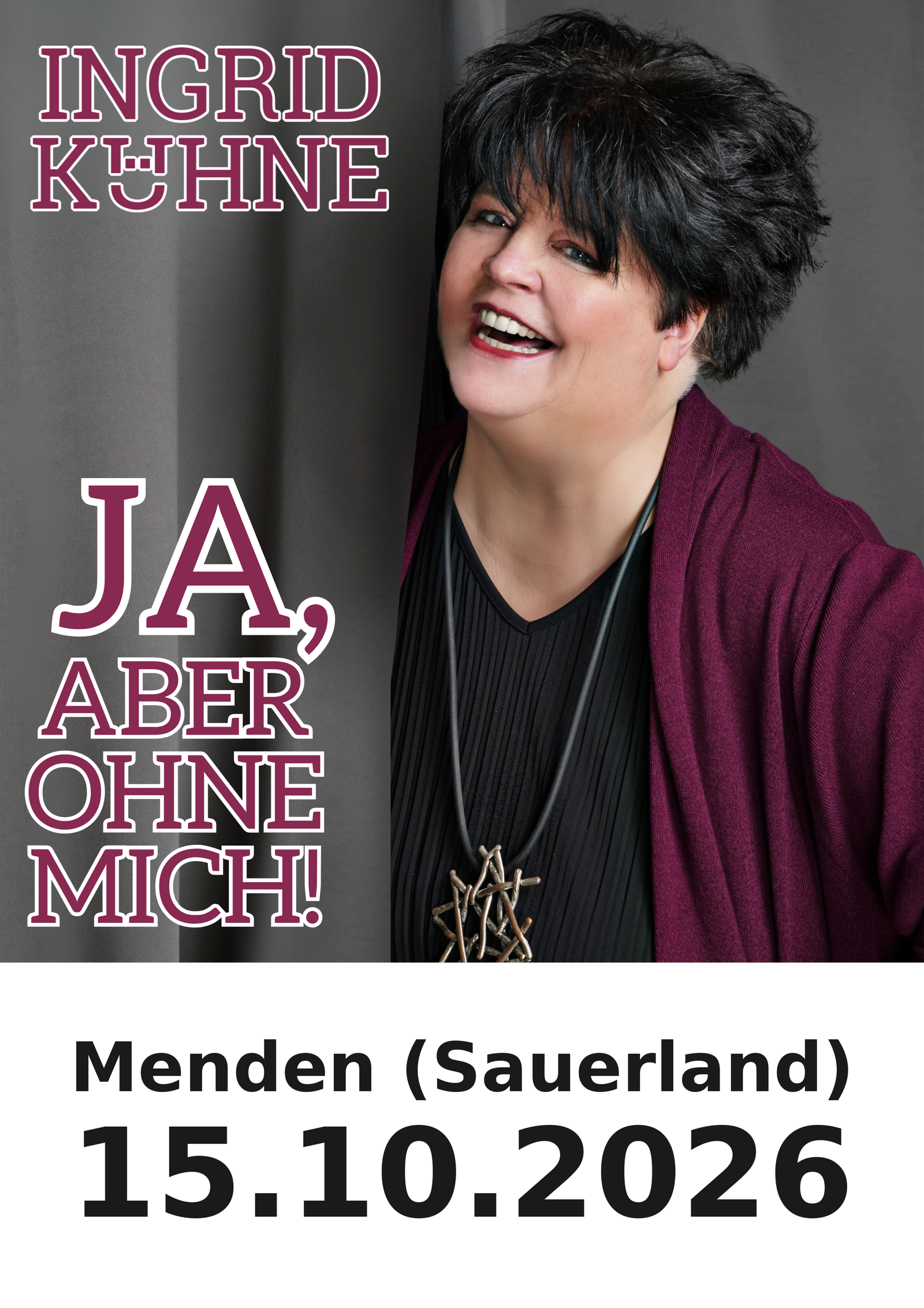 Ingrid Kühne live in Menden (Sauerland) am 15.10.2026